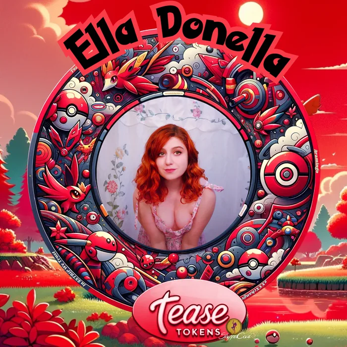 Ella Donella Tease Token card
